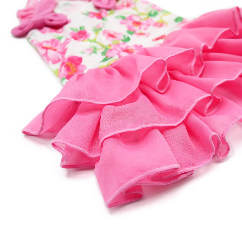 DOGO Floral Flounce Dog Dress