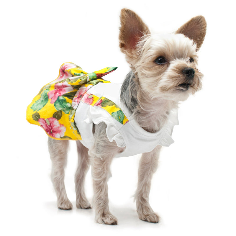 DOGO Floral Suspender Dog Dress