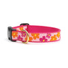 Up Country Flower Power Cast Brass Dog Collar