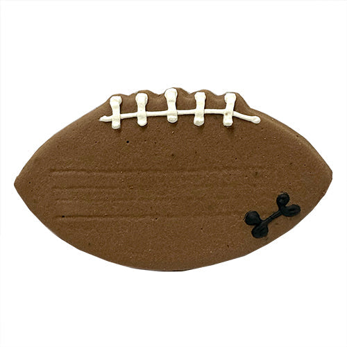 Bubba Rose Football Dog Treat (Iced Dog Cookie)