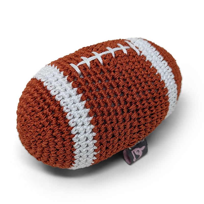 DOGO Football Crochet Dog Toy