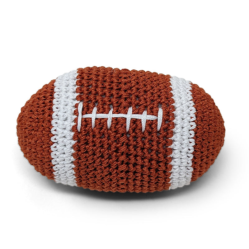 DOGO Football Crochet Dog Toy