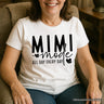Mimi Mode T-Shirt, All Day Every Day White and Black Tee Gift for Grandma