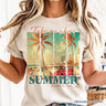 Summer Never Ends T-Shirt, Vintage White and Natural Van Tee
