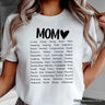 Words That Define Mom T-Shirt, Sweet Loving Mother’s White Tee for Strong and Beautiful Mothers