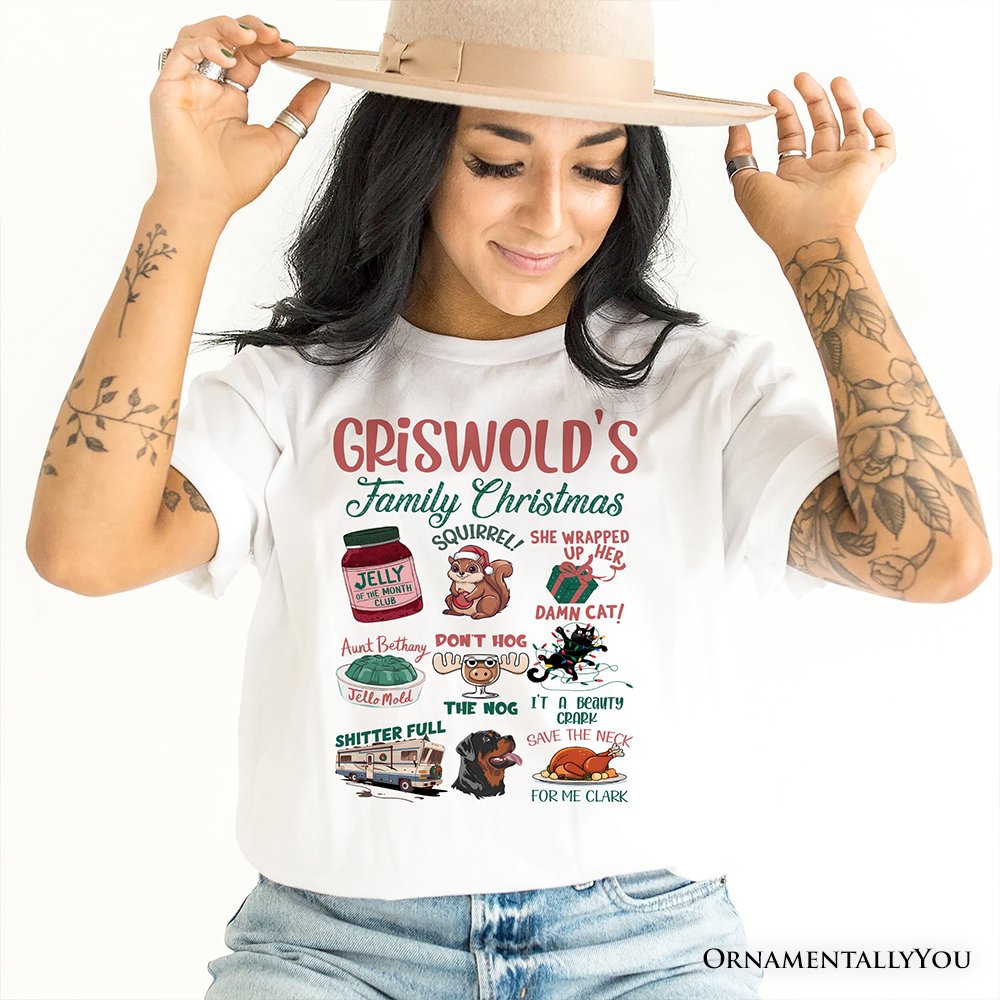 Griswold’s Family Christmas T-Shirt, Funny Retro Vacation Movie Quote Tee