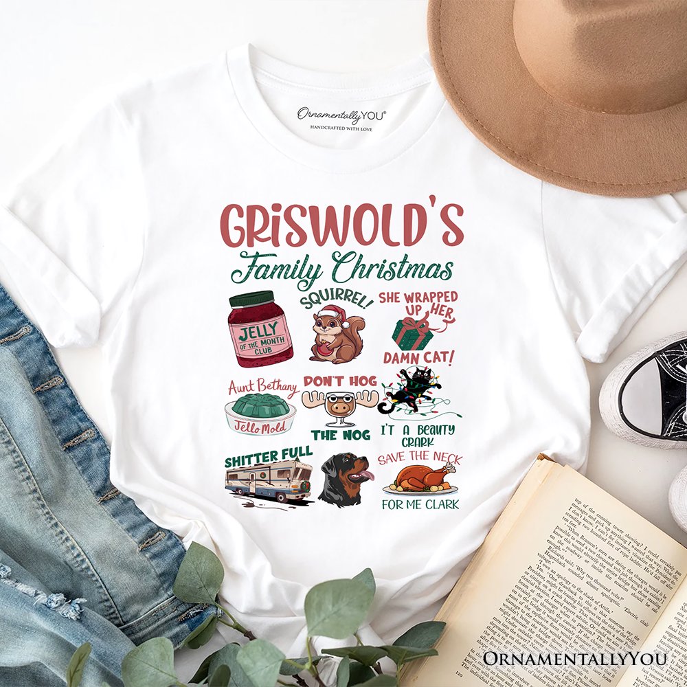 Griswold’s Family Christmas T-Shirt, Funny Retro Vacation Movie Quote Tee