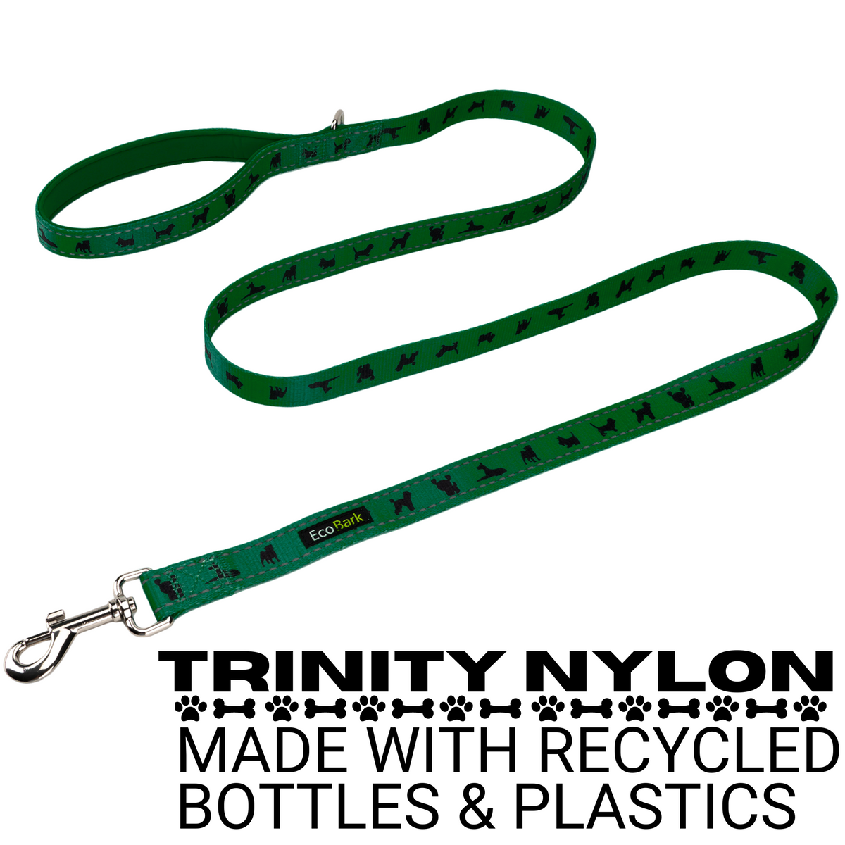 EcoBark – Forest Green Comfort Grip Padded Dog Leash