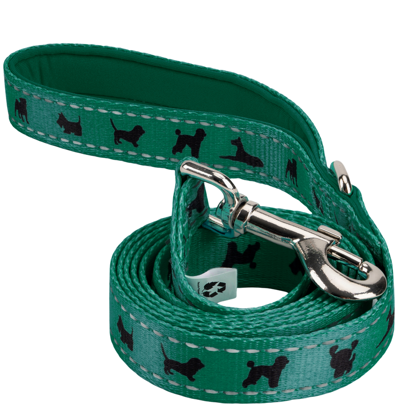 EcoBark – Forest Green Comfort Grip Padded Dog Leash