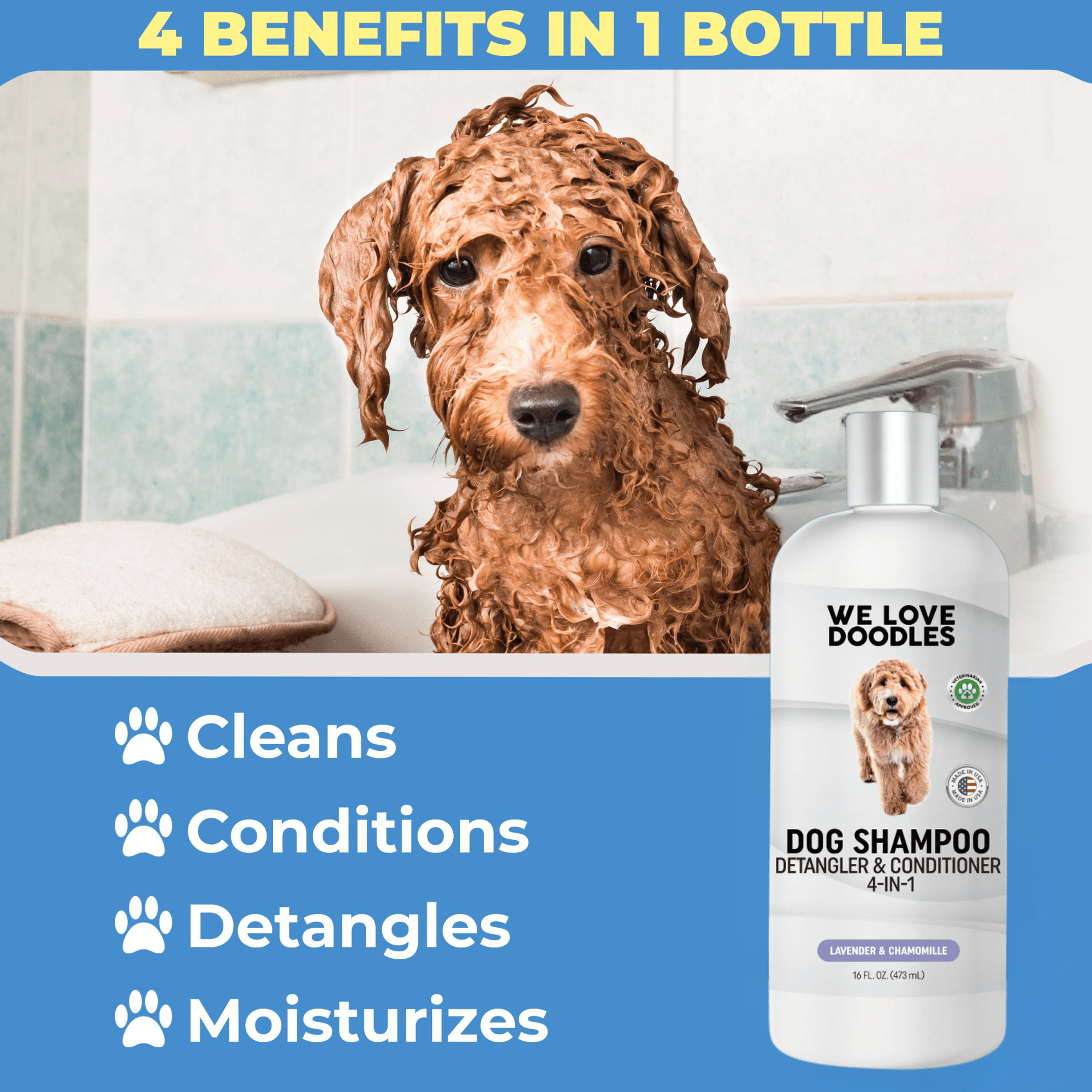 Home Dog Grooming Starter Pack Clean, Soft, Tangle-Free Coats at Home