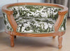 Elegant French-Style Pet Bed Green