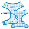 Frenchie Duo Reversible Harness - Hydrangea