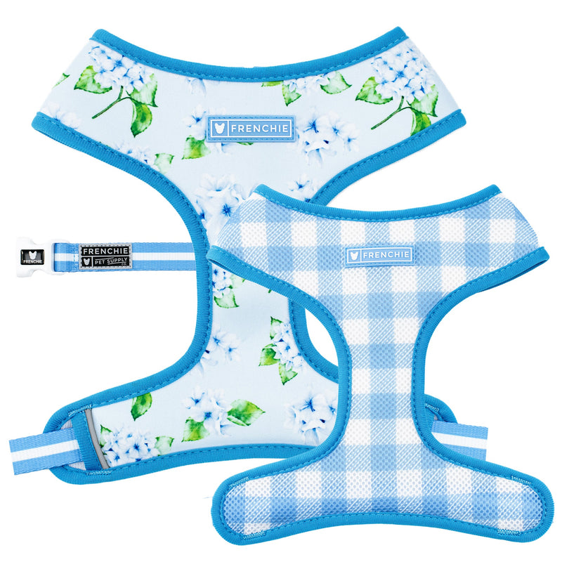 Frenchie Duo Reversible Harness - Hydrangea
