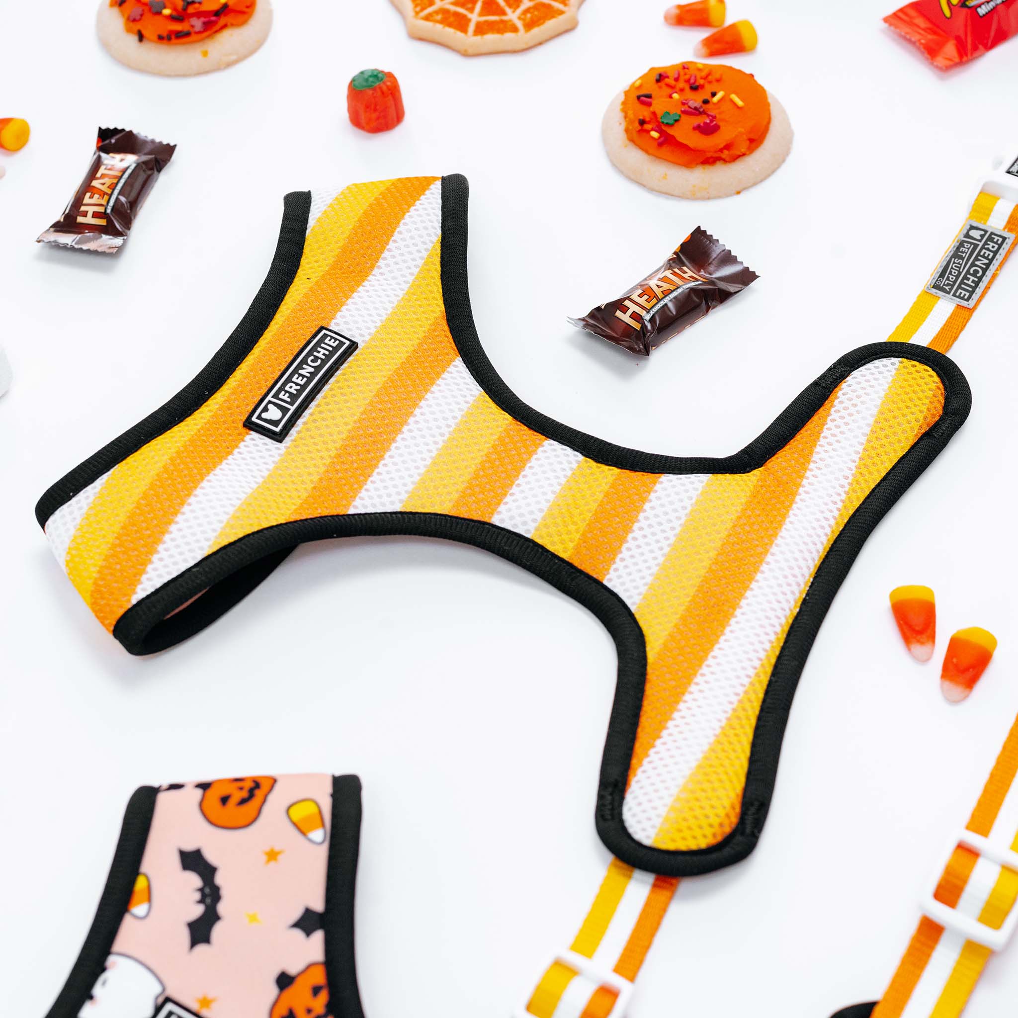 Frenchie Duo Reversible Harness - Spooky