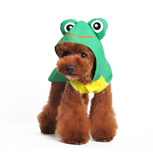 DOGO Frog Dog Raincoat