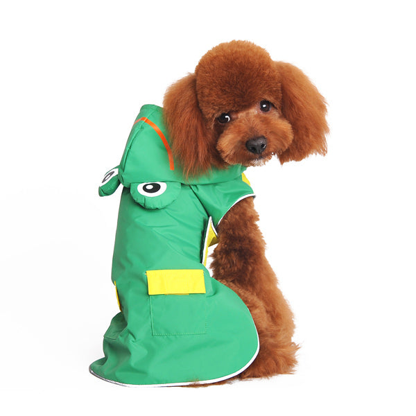 DOGO Frog Dog Raincoat