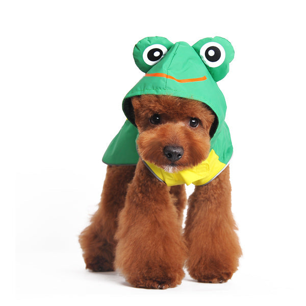 DOGO Frog Dog Raincoat