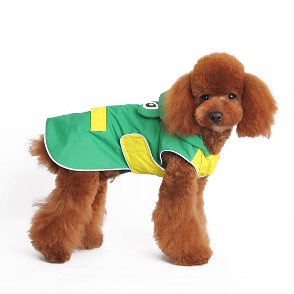DOGO Frog Dog Raincoat