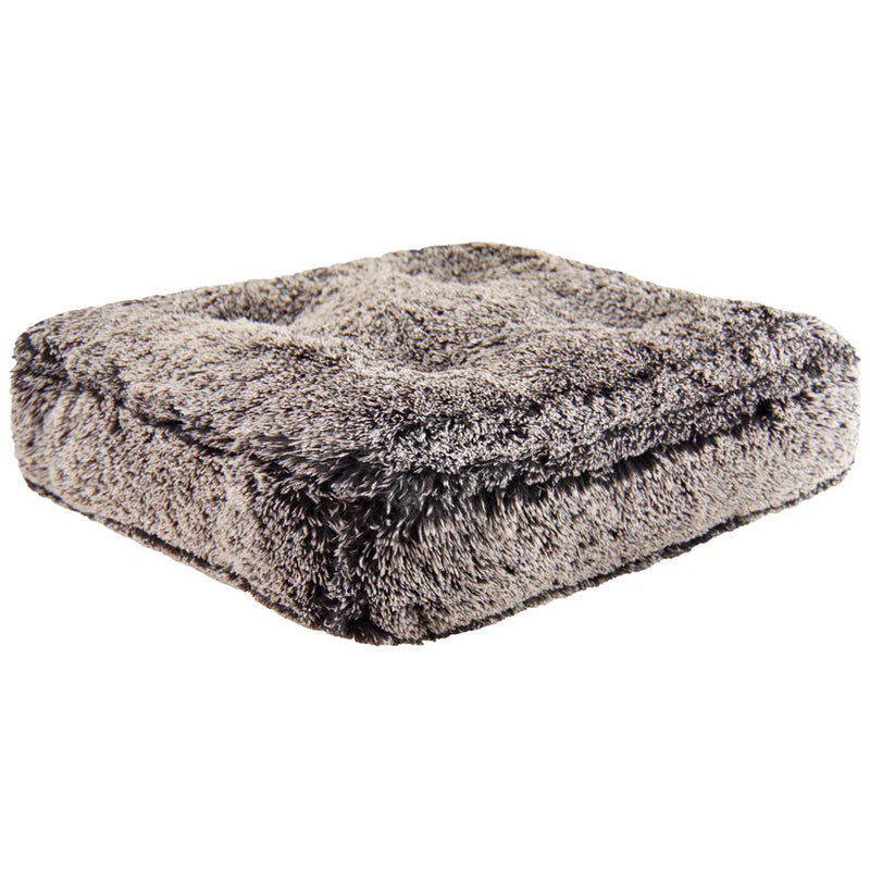 Bessie and Barnie Rectangle Bed other; fabric multicolor-3; gray; brown pet supplies