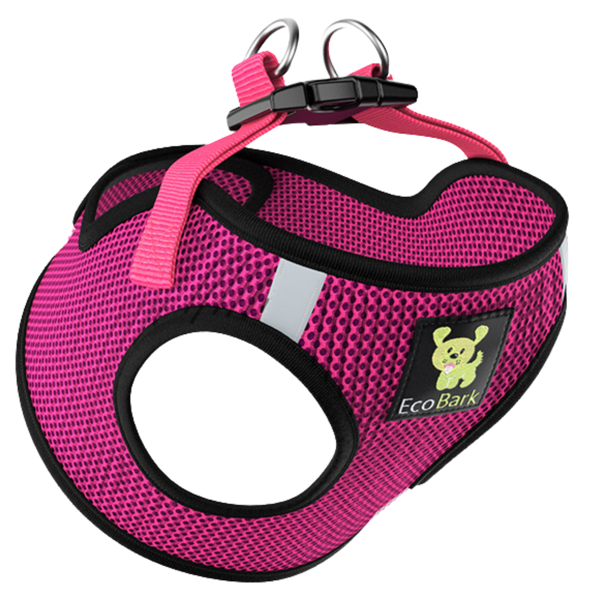 EcoBark – Fuchsia Sport Reflective Step-In Dog Harness