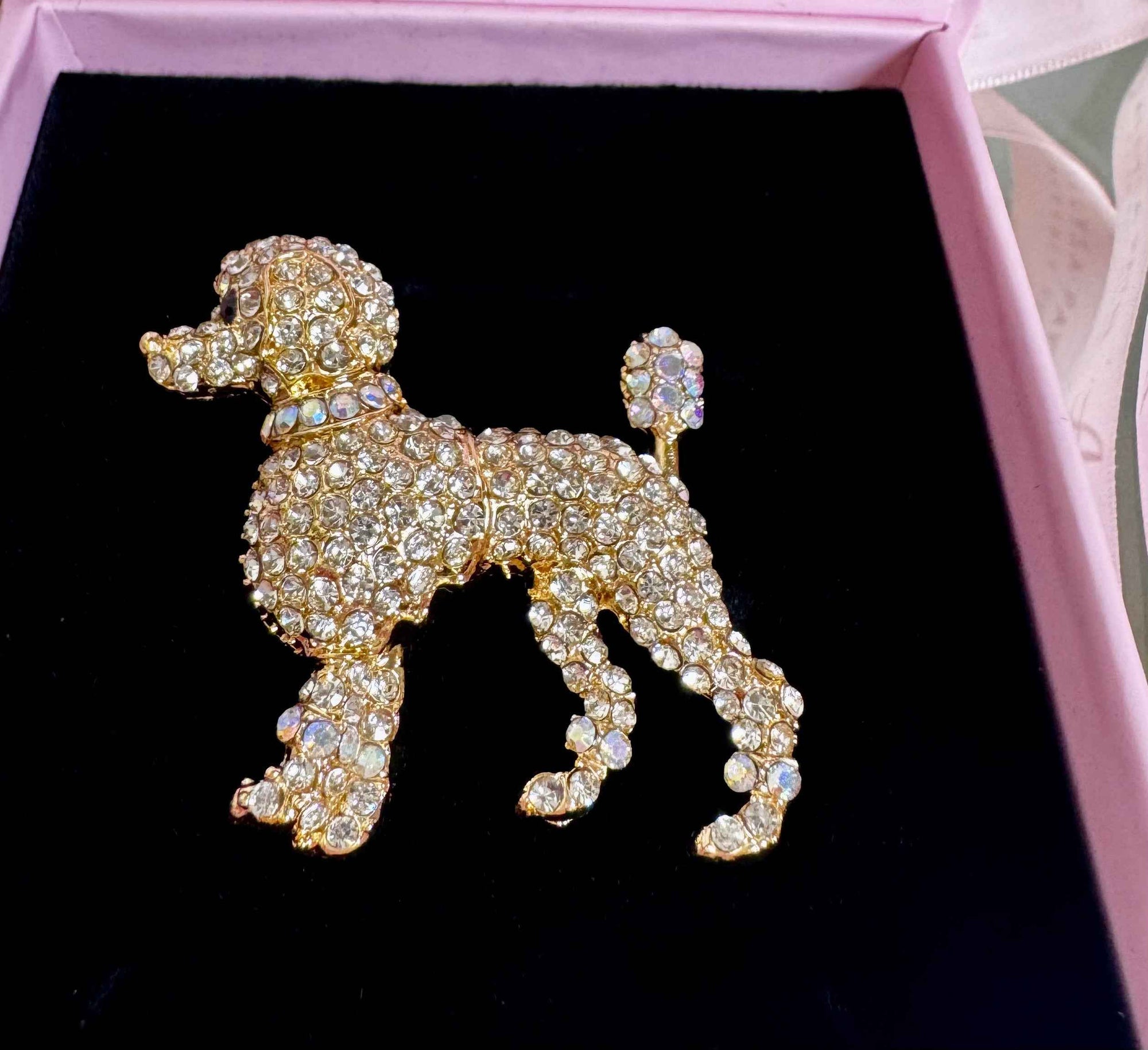 Allysa Payne For the Love of Poodles, Crystal Brooch