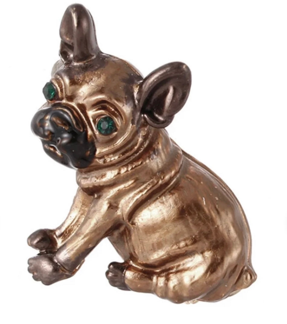 Elegant Frenchie Brooch