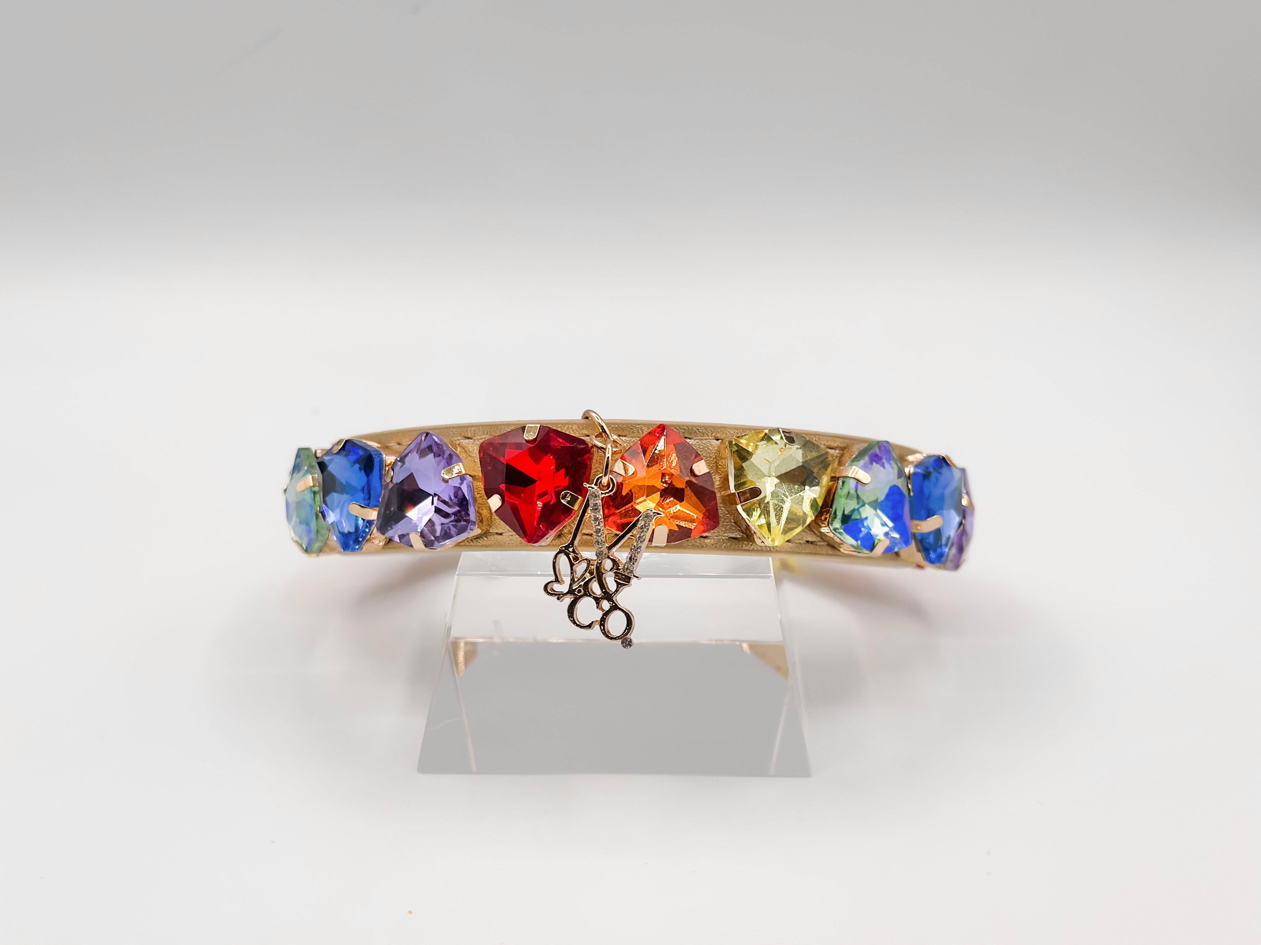 Trillion Gem Necklace: Pride