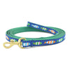 Up Country Funky Fish Small Breed Dog Leash Made in USA