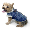 Furry Runner Coat Denim