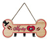GEORGIA BONE SHAPE SIGN WITH HOOKS