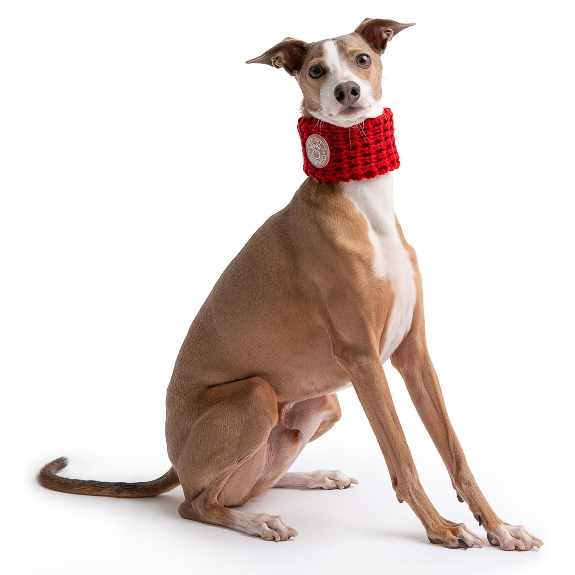 Chalet Tube Scarf - Red premium pet product