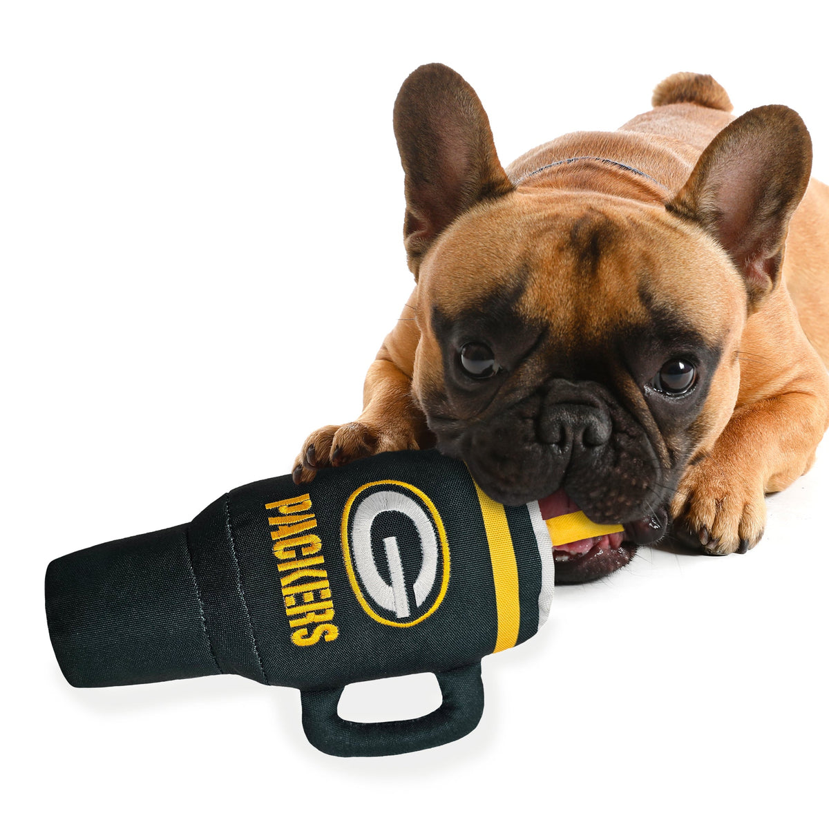 NFL Green Bay Packers Nylon Tumbler Dog Toy