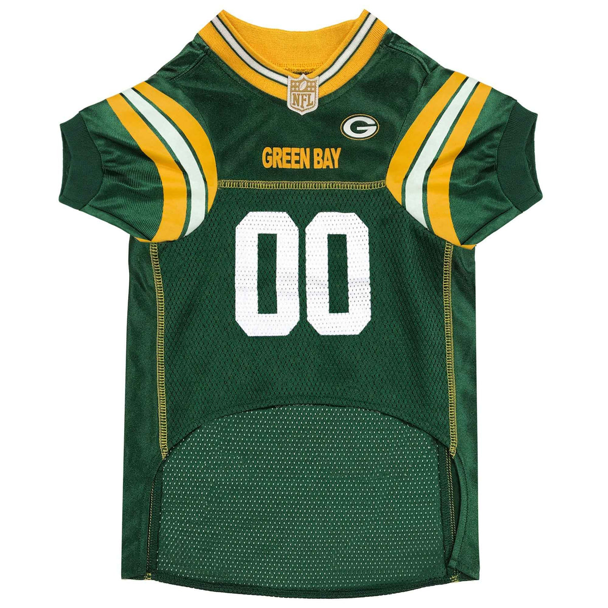 NFL Green Bay Packers Striped Mesh Pet Jersey
