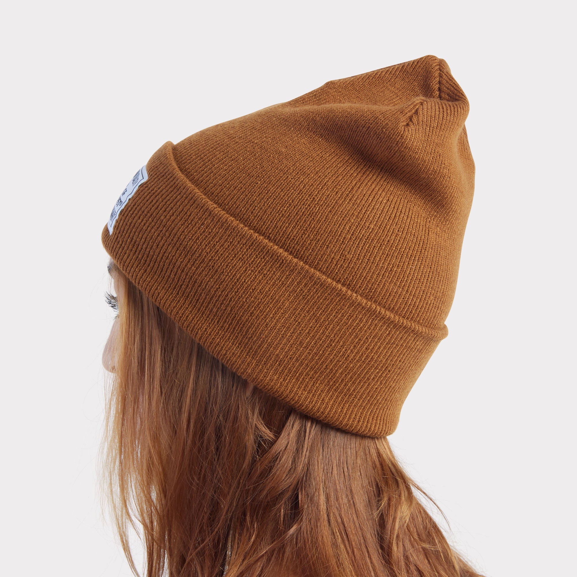 Human Logo Beanie - Caramel premium pet product