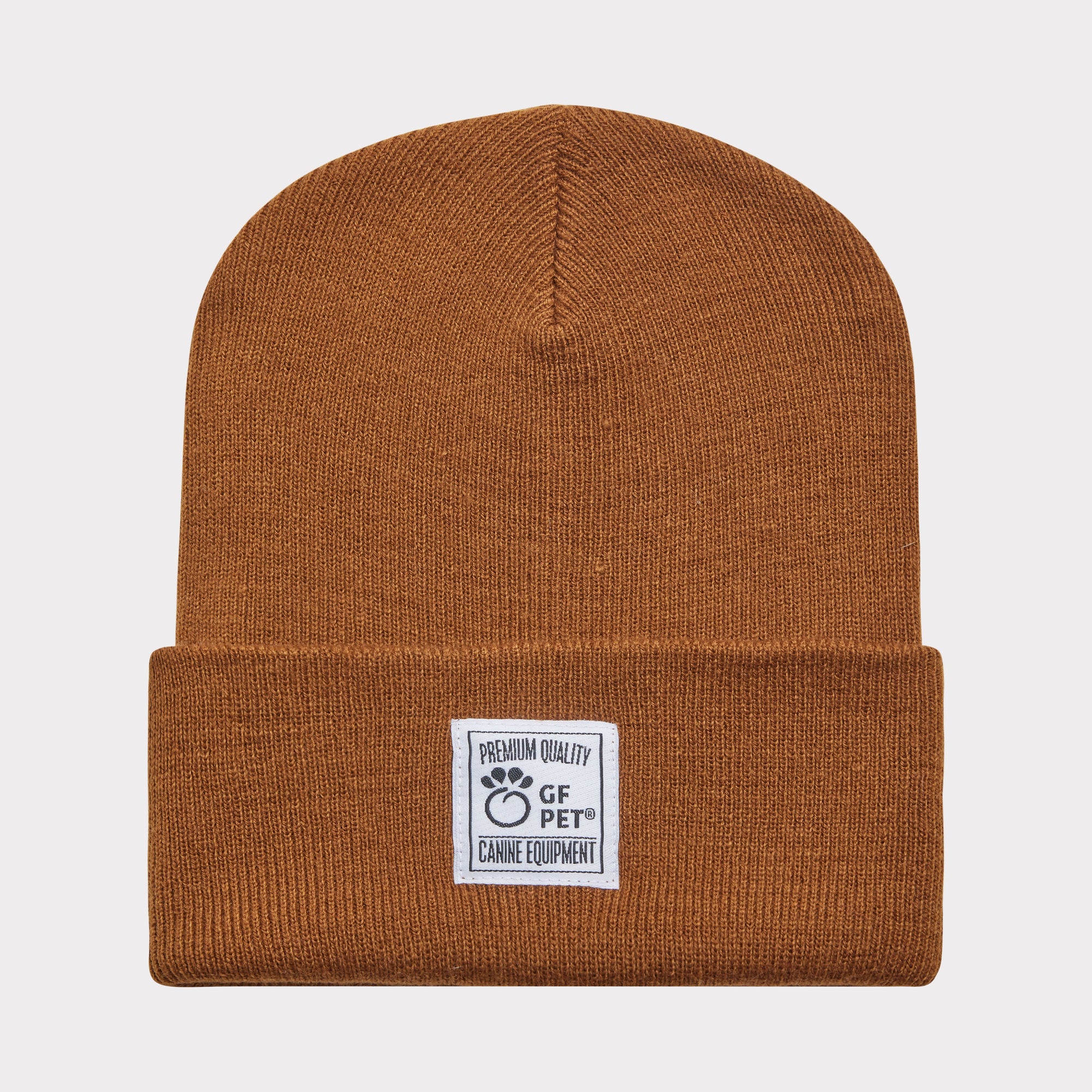 Human Logo Beanie - Caramel premium pet product