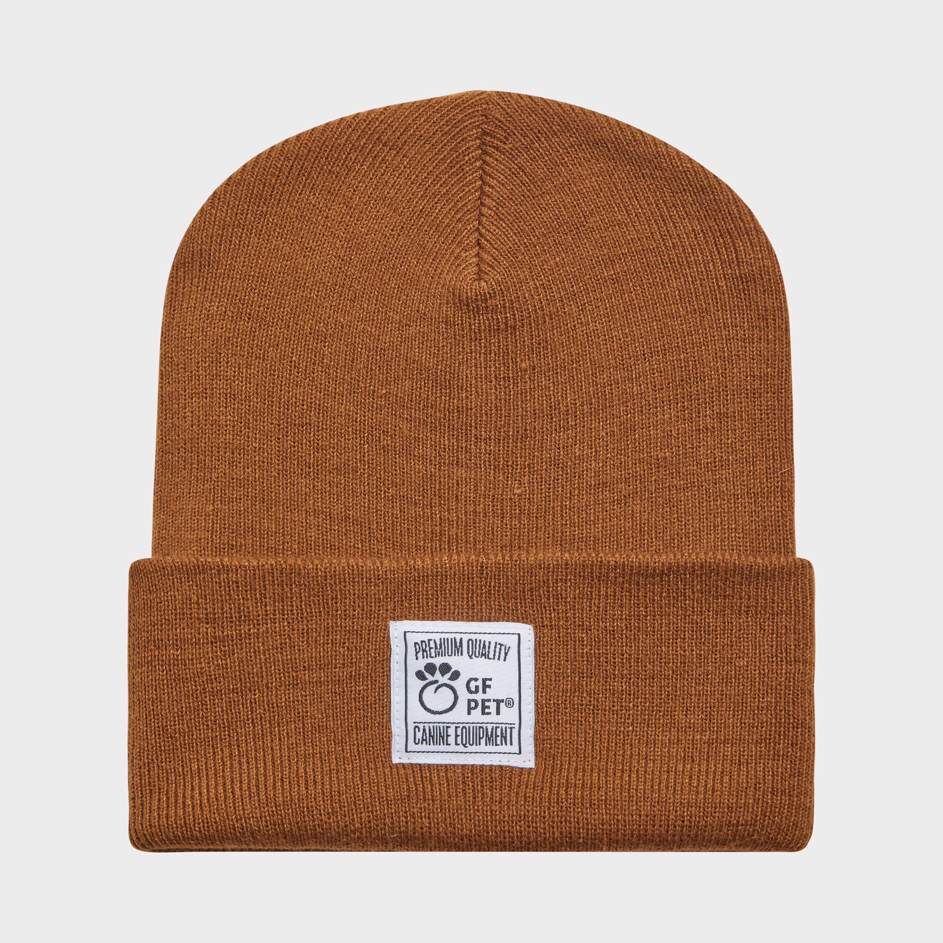Human Logo Beanie - Caramel premium pet product