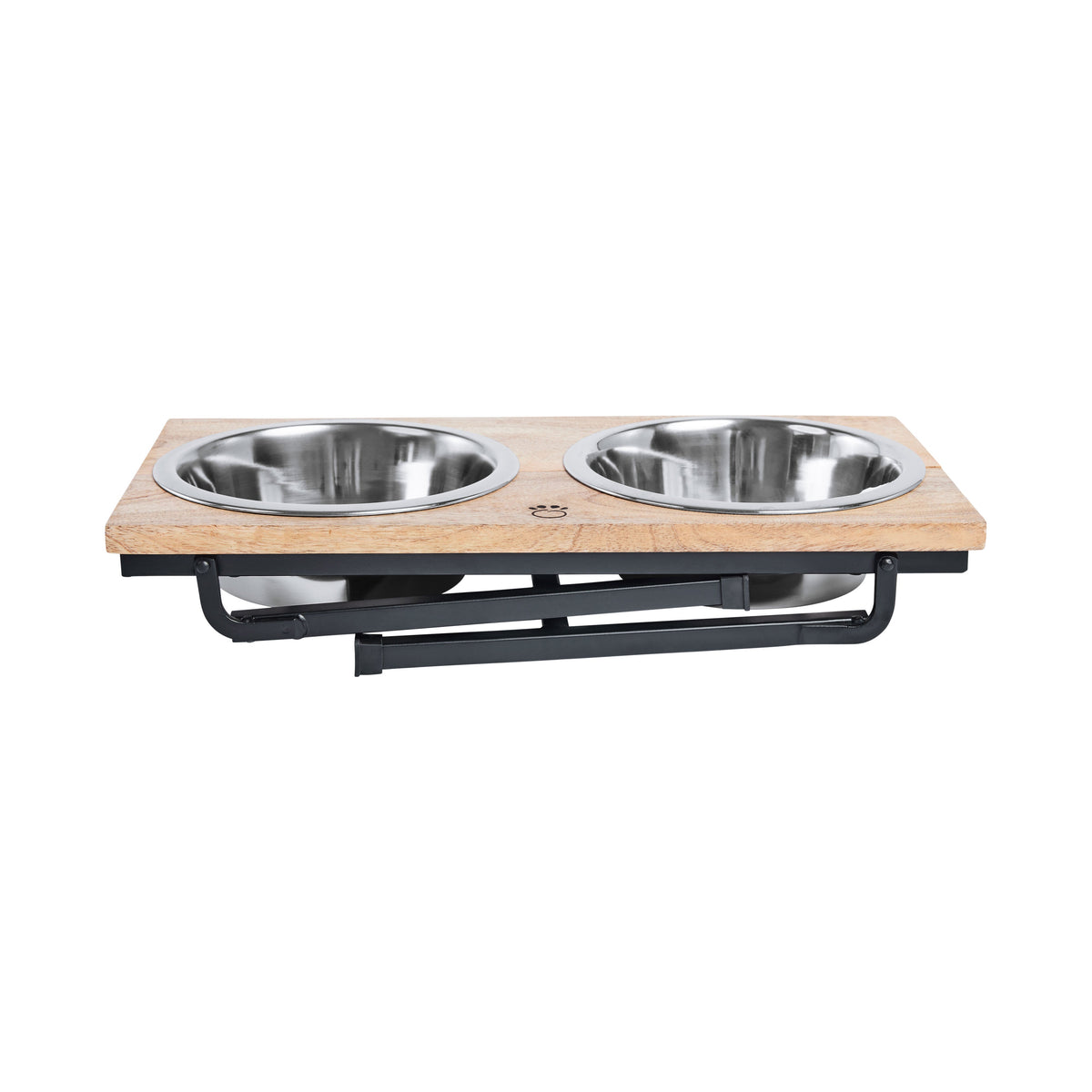 Wood & Metal Elevated Feeder premium pet product
