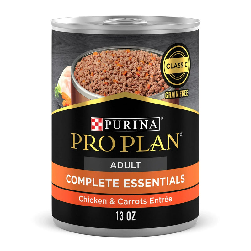 Pro Plan Complete Essentials Grain Free Adult Chicken & Carrots Entre Classic Wet Dog Food (13oz)