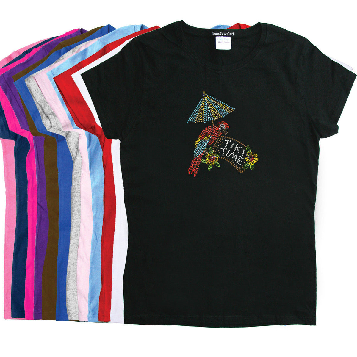Tiki Time Parrot - Womens Tee