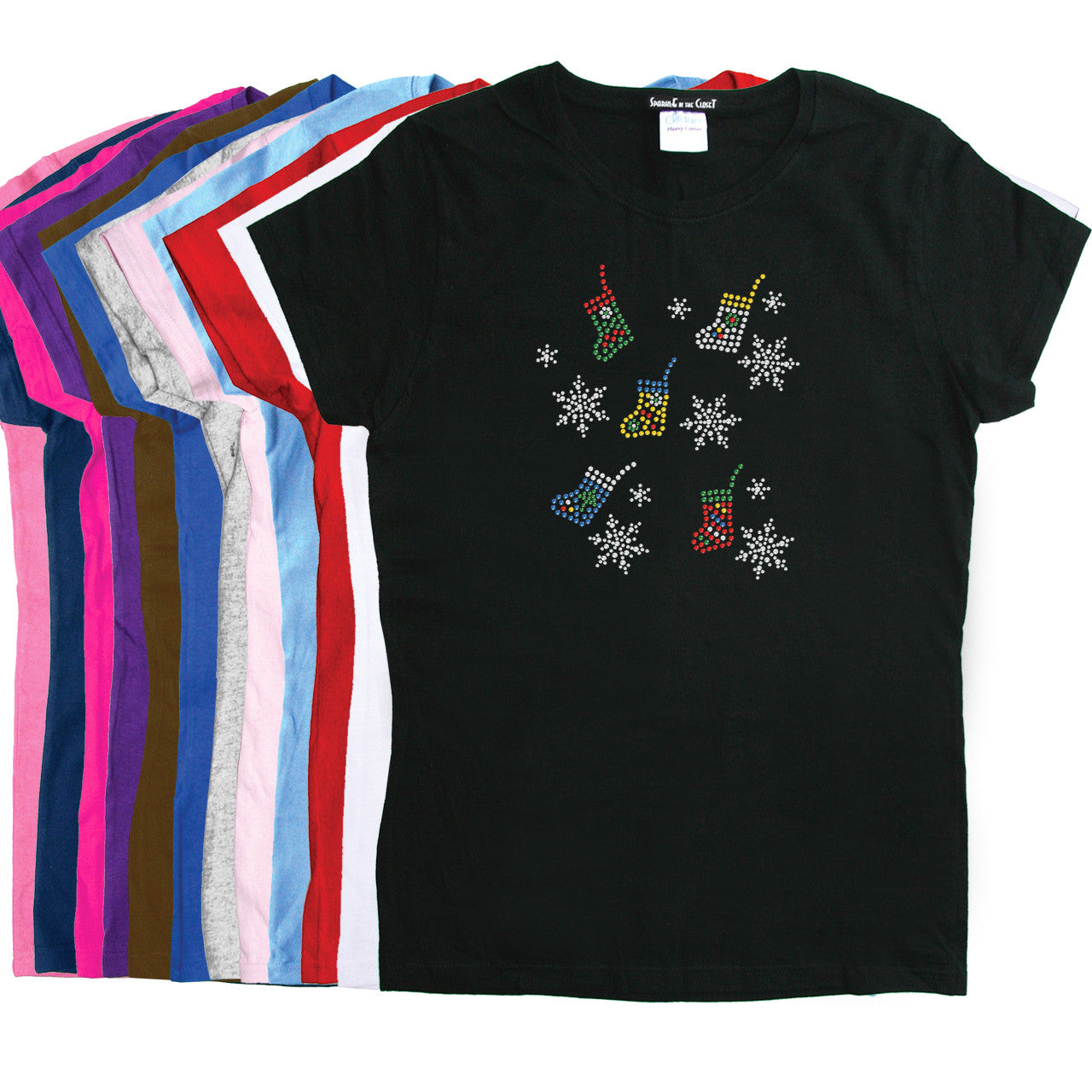 Stockings & Snowflakes - Womens Tee
