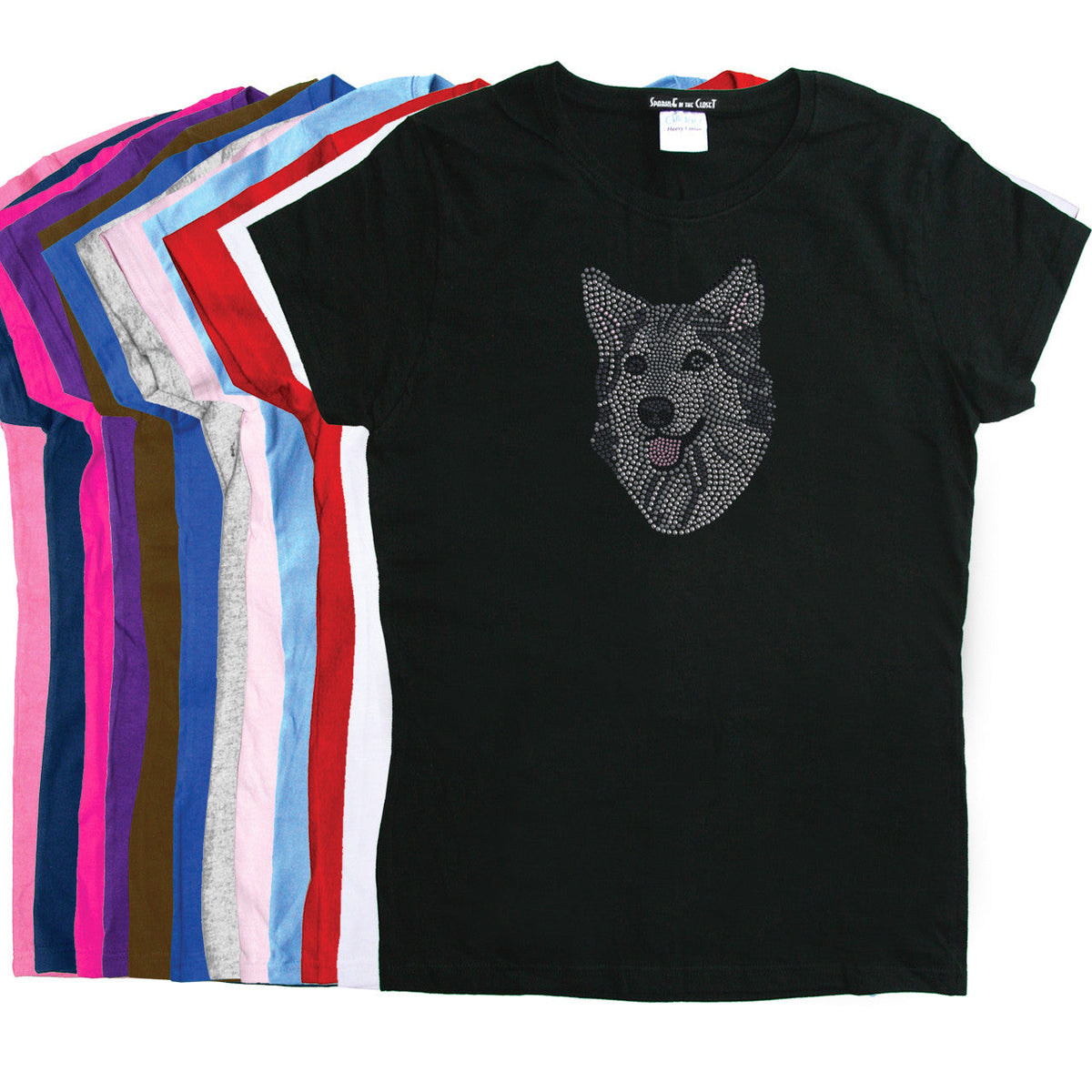 Husky/Tamaskan Face - Womens T-shirt