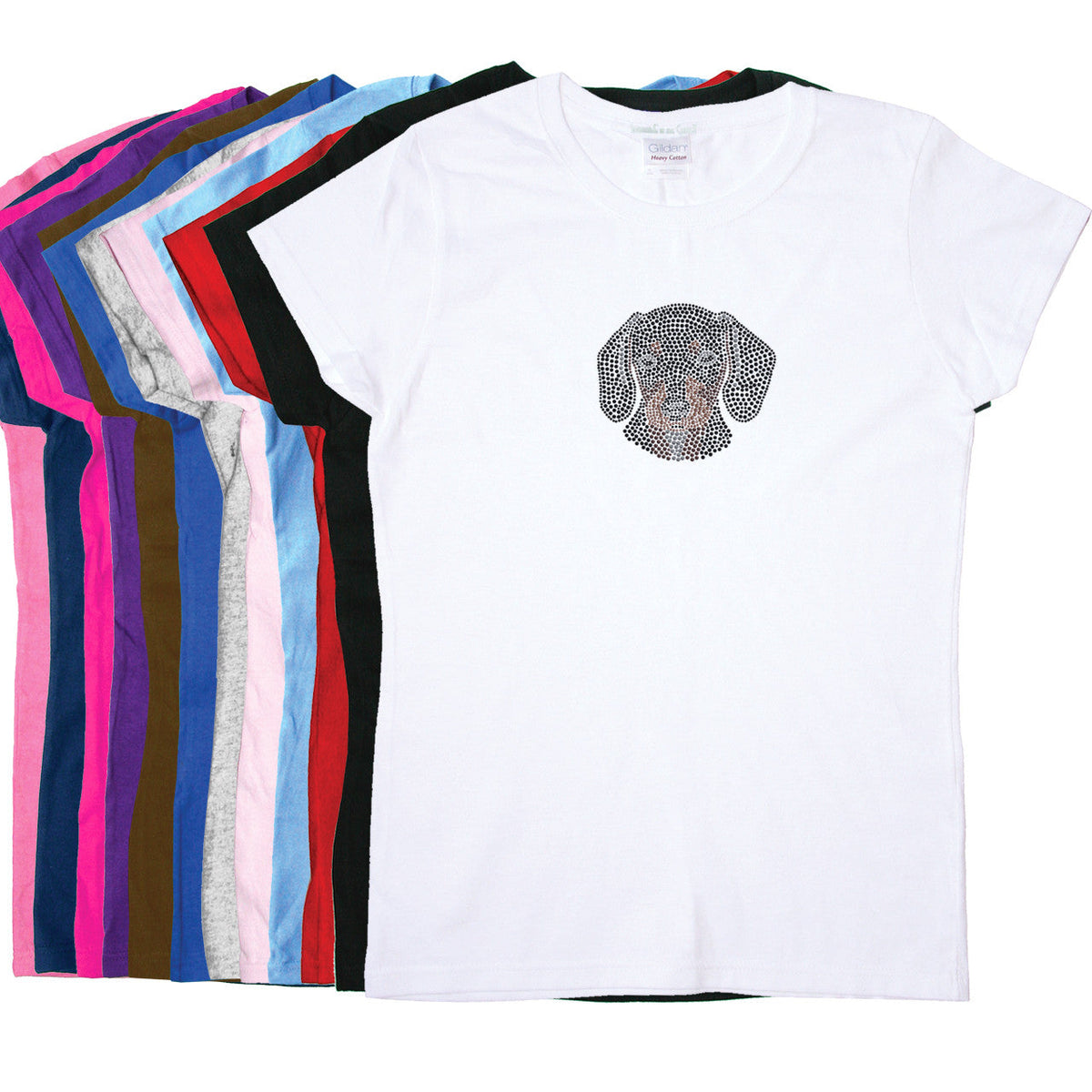 Dachshund Face - Womens T-shirt
