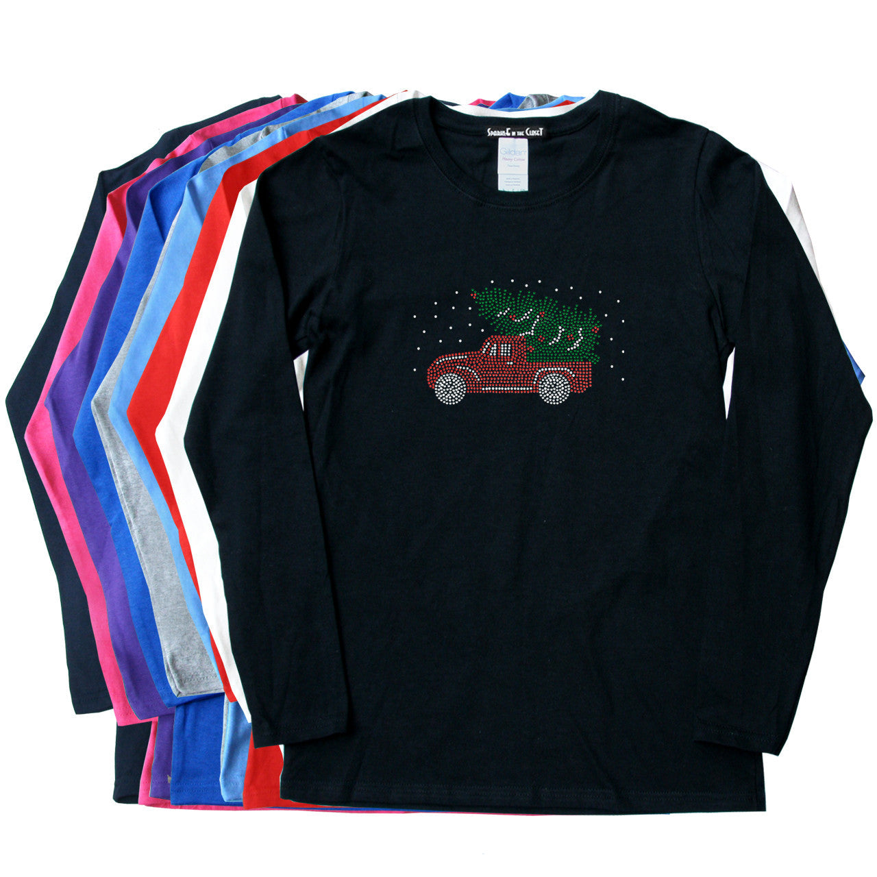 Christmas Truck (Small) - Womens Tee