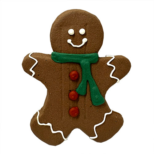Bubba Rose Gingerbread Man Dog Treat (Iced Dog Cookie)