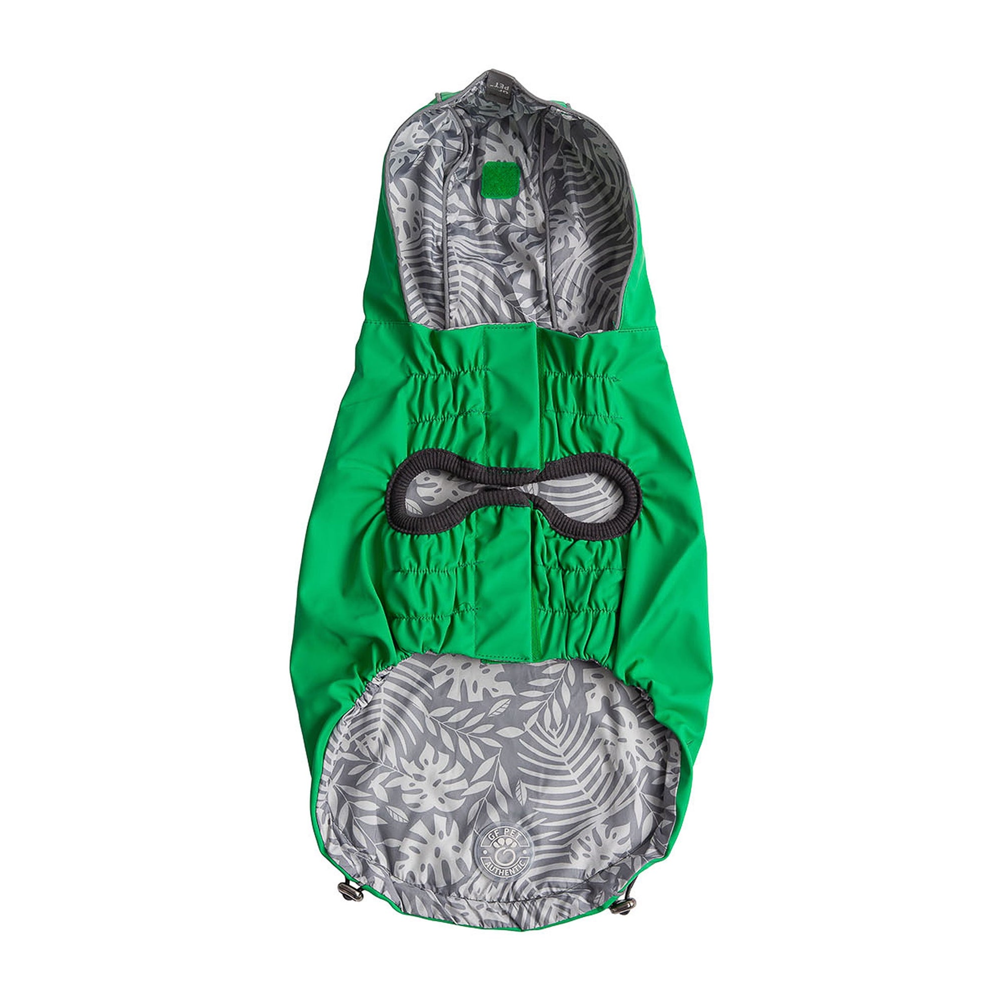 Reversible Elasto-Fit Raincoat - Green premium pet product