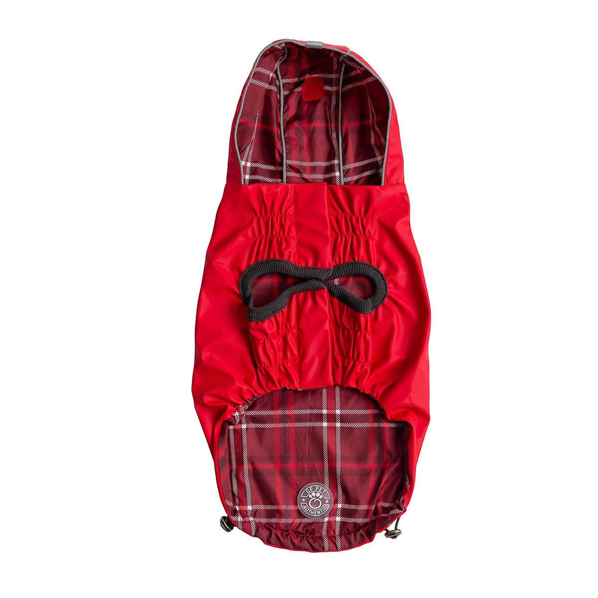 Reversible Elasto-Fit Raincoat - Red premium pet product