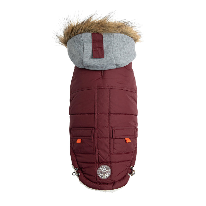 Winter Sailor Parka - Burgundy premium pet product