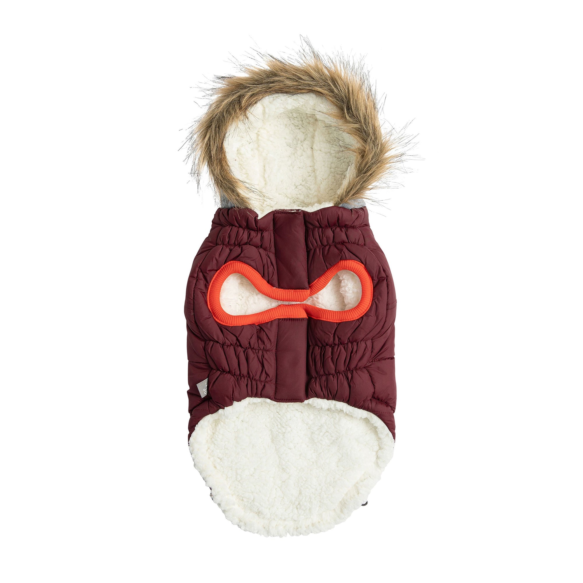 Winter Sailor Parka - Burgundy premium pet product