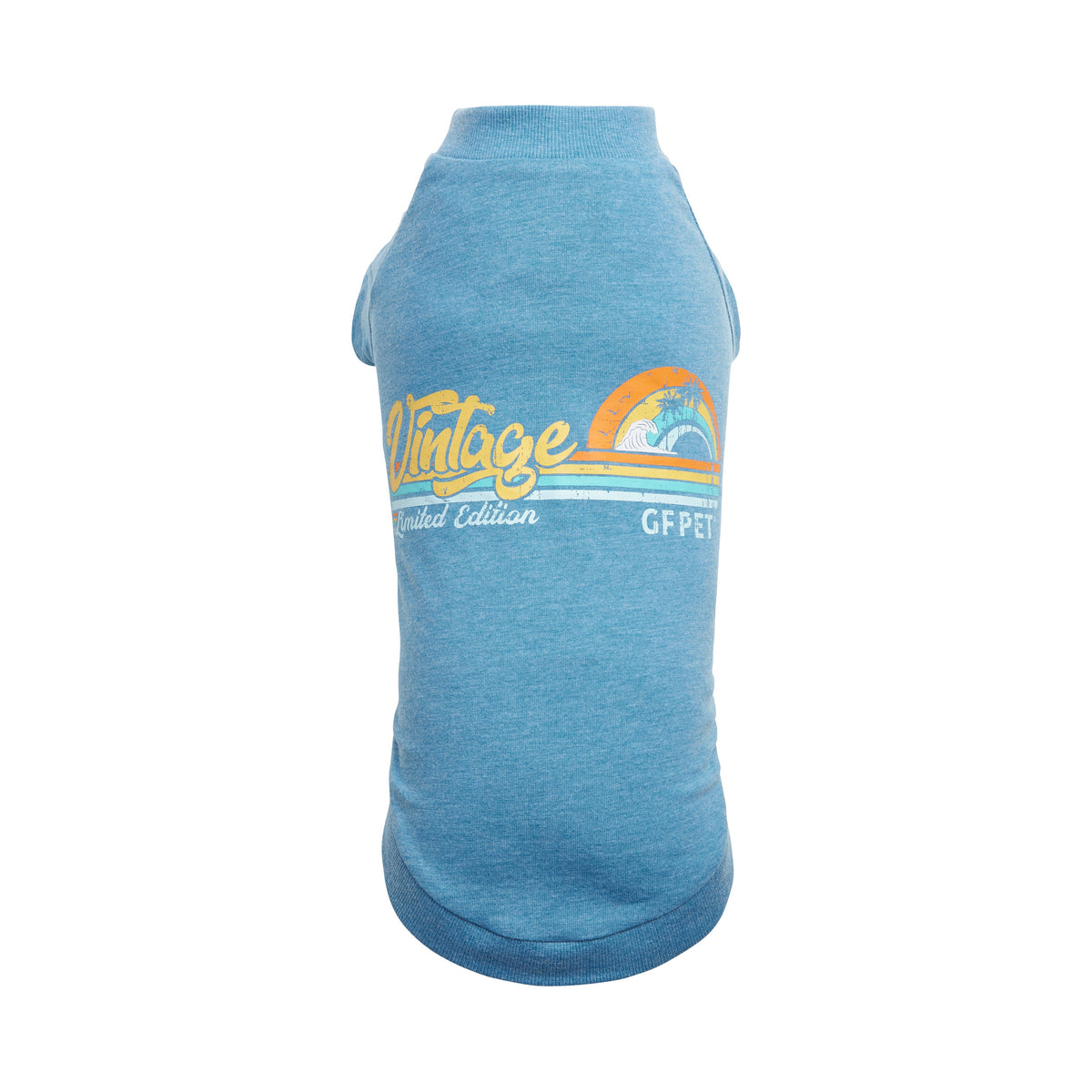 GF Pet Graphic Dog T Shirt in Heather Blue