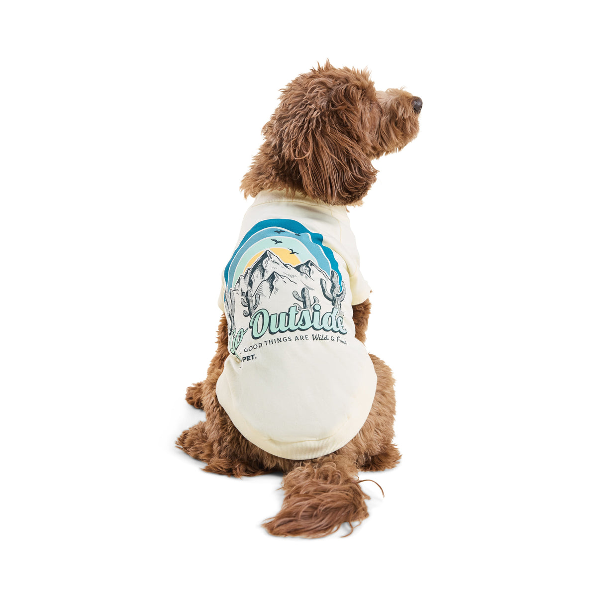 GF Pet Graphic Dog T Shirt in Lightyellow